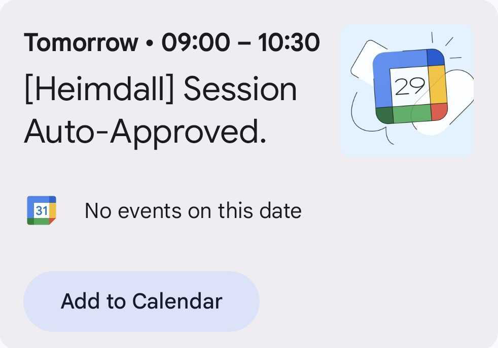 Calendar Item